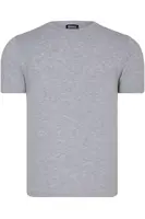 T8569 DEWBERRY BIKE COLLAR MENS T-SHIRT-PLAIN GREY