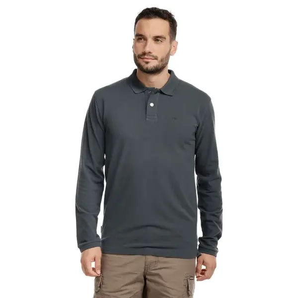 Bushman Pánske tričko Hay, tmavošedé XL