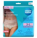 CANPOL BABIES Jednorazové popôrodné nohavičky 2v1 L/XL 5 kusov