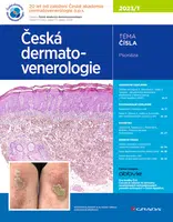Česká dermatovenerologie 2023/1, Hercogová Třešňák Jana
