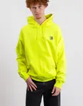 Carhartt WIP Hooded Industry Sweat Lumo Yellow garment dyed M