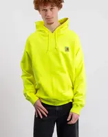 Carhartt WIP Hooded Industry Sweat Lumo Yellow garment dyed M