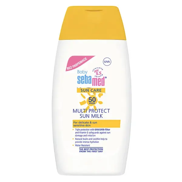 SEBAMED Baby Opaľovacie mlieko OF 50+ bez parfumu 200 ml