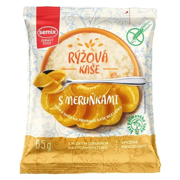 SEMIX Ryžová kaša marhuľová 65 g