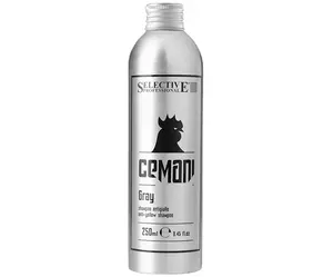 Pánský šampon pro neutralizaci bílých vlasů Selective Professional Cemani Gray Shampoo - 250 ml + dárek zdarma