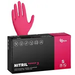 Silné nitrilové rukavice Espeon Nitril Premium 3 - 100 ks, červené, velikost S (100158) + dárek zdarma
