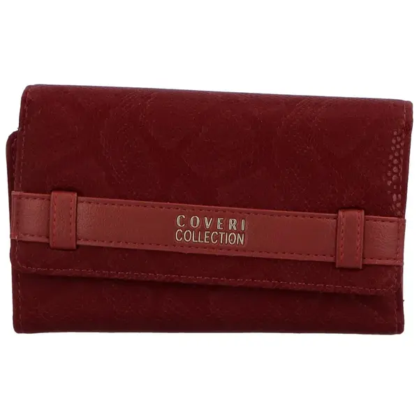 Dámská peněženka vínová - Coveri Steilo