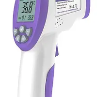Infračervený bezkontaktní teploměr Yi Bay Medical YM-6688 fialová/bílá