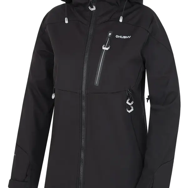 Husky Sauri L L, černá Dámská softshell bunda