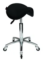 Taburet na kolečkách Hairway Profi - černý (51890-YD29) + dárek zdarma