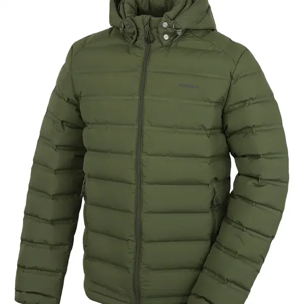 Husky Donnie M XXL, dark khaki Pánská péřová bunda