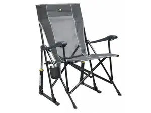 GCI Outdoor Skládací houpací křeslo RoadTrip Rocker™ mercury grey Křeslo