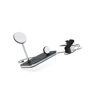 Bezdrátová nabíječka Epico 3in1 MagSafe Wireless Charger, černá