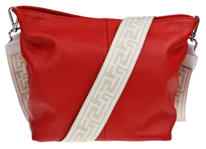 NovaKabelka.cz Prisca Rossa Chiaro s přídavným popruhem VI