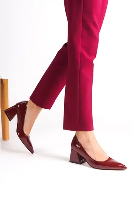 Capone Outfitters Mid Heel Soft Padded Sole Women's Shoes