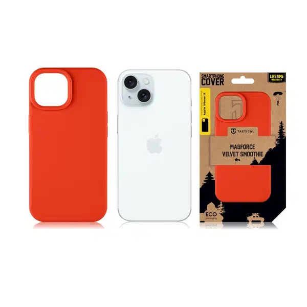 Zadní kryt Tactical MagForce Velvet Smoothie pro Apple iPhone 15, chilli