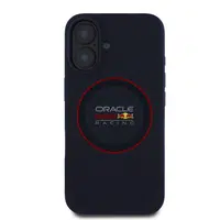 Zadní kryt Red Bull Silicone Red Ring MagSafe pro Apple iPhone 16, navy