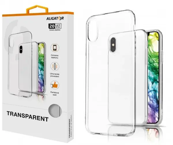 Silikonové pouzdro TRANSPARENT ALIGATOR pro Xiaomi Redmi 14C