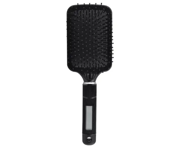 Plochý kartáč na rozčesávání vlasů Duko - černý (69730) + dárek zdarma