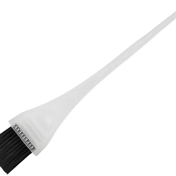 Štětec na barvení vlasů Fox Mini 9217 - 3 cm, čirý/modrý