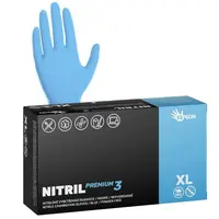 Silné nitrilové rukavice Espeon Nitril Premium 3 - 100 ks, modré, velikost XL (100110) + dárek zdarma