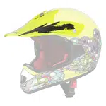 Náhradní kšilt na dětskou přilbu V310 Zombie Neon Green