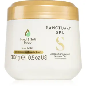 Sanctuary Spa Golden Sandalwood solný peeling na tělo 300 g