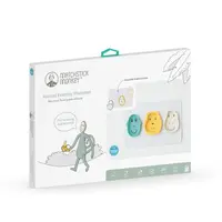 Matchstick Monkey Animal Snack Mat jídelní sada pro děti Monkey, Lion & Giraffe 3 ks