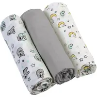 BabyOno Diaper Super Soft látkové pleny Grey 70 × 70 cm 3 ks