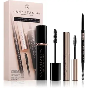 Anastasia Beverly Hills Brow & Lash Styling Kit dárková sada na oči a obočí odstín Dark Brown