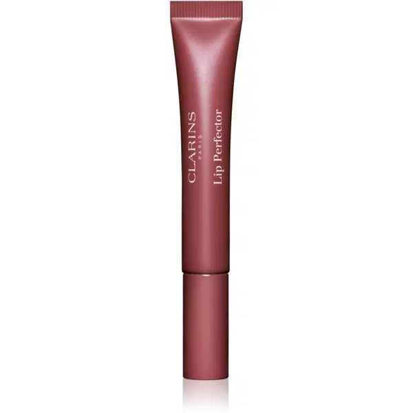 Clarins Lip Perfector Glow třpytivý lesk na rty a tváře odstín 25 mulberry glow 12 ml