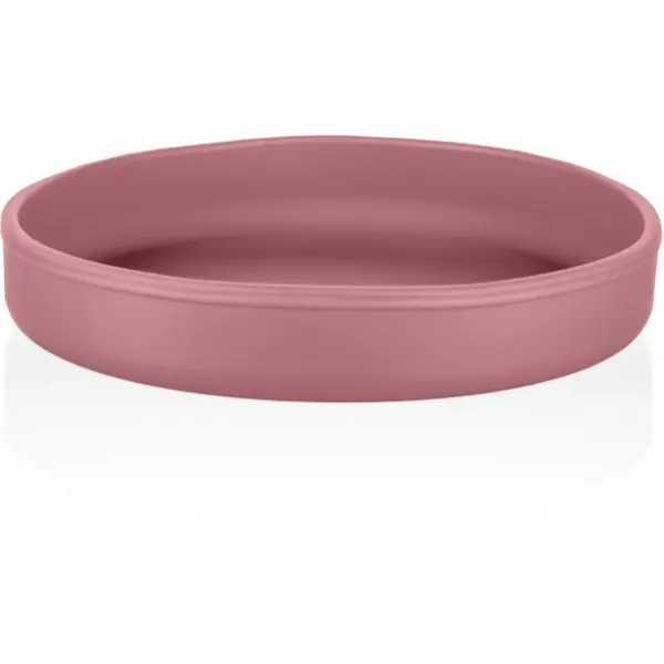 Zopa Silicone Plate talíř 6 m+ Old Pink 1 ks