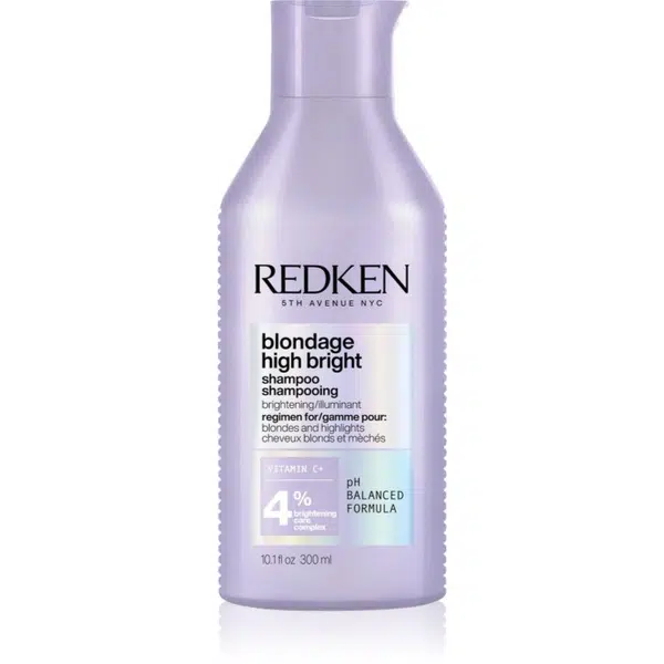 Redken Blondage High Bright rozjasňující šampon pro blond vlasy 300 ml