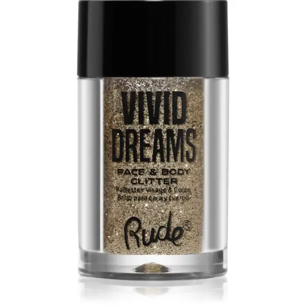 Rude Cosmetics Vivid Dreams třpytky na obličej i tělo odstín Visionary 2.7 g