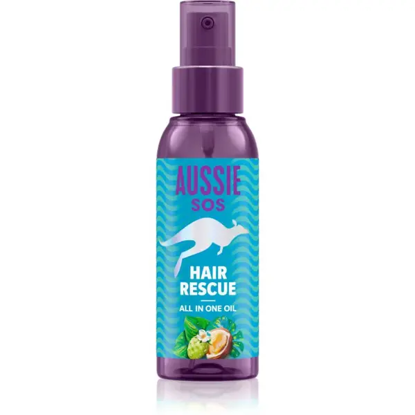 Aussie SOS Hair Rescue hydratační a vyživující olej na vlasy 100 ml