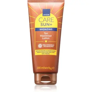 Avon Care Sun + Bronze tělové mléko pro zvýraznění opálení 200 ml