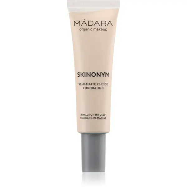 MÁDARA Skinonym Semi-Matte Peptide dlouhotrvající make-up s peptidy odstín #15 Stone 30 ml