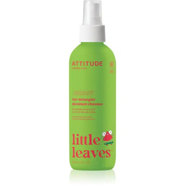 Attitude Little Leaves Watermelon & Coco sprej pro snadné rozčesání vlasů pro děti 240 ml