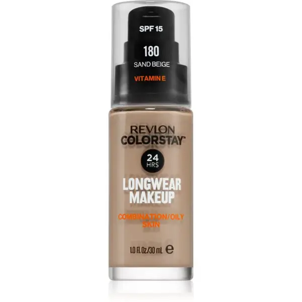 Revlon Cosmetics ColorStay™ SPF 15 dlouhotrvající matující make-up pro mastnou a smíšenou pleť odstín 180 Sand Beige 30 ml