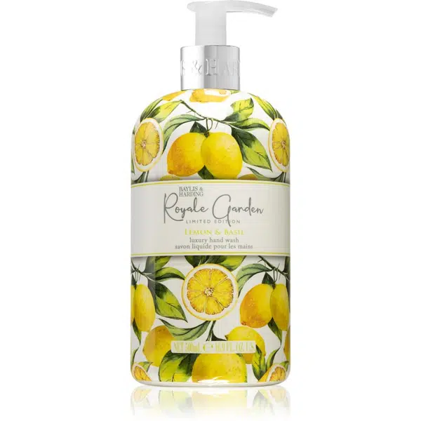 Baylis & Harding Royale Garden Lemon & Basil tekuté mýdlo na ruce 500 ml