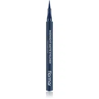 flormar Midnight Matte Eyeliner linka na oči ve fixu s matným efektem odstín 03 Dark Blue 1 ml