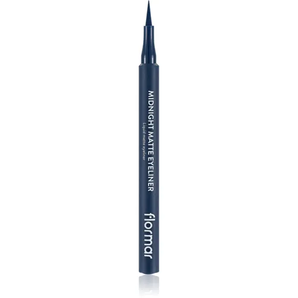 flormar Midnight Matte Eyeliner linka na oči ve fixu s matným efektem odstín 03 Dark Blue 1 ml