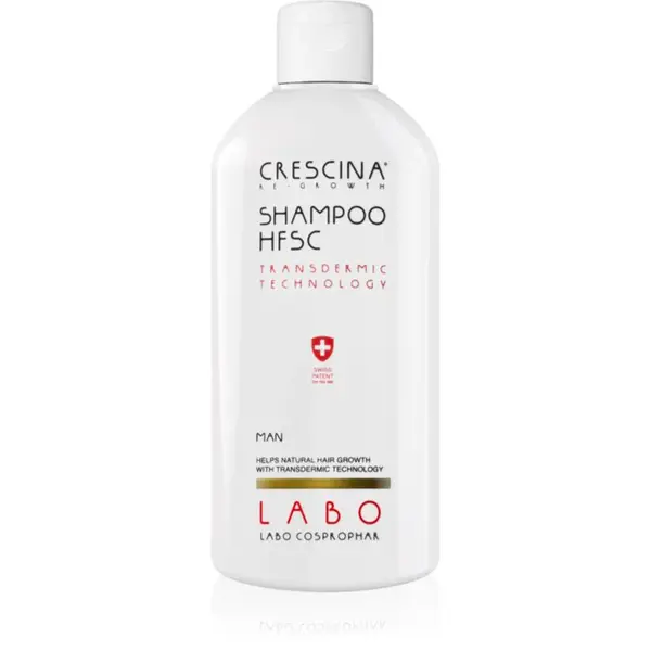 Crescina Transdermic šampon proti řídnutí a padání vlasů pro muže 200 ml