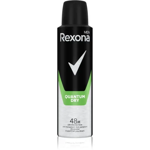 Rexona Men Antiperspirant antiperspirant ve spreji Dry Quantum 150 ml