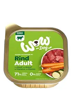WOW hovězí s karotkou adult paštika 150g