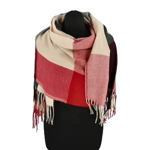 Moderní dámská šála Isla, červená