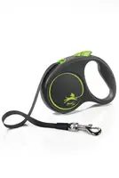 Vodítko Flexi Black Design S pásek 5m/15kg zelená new