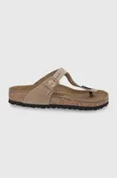 Nubukové šľapky Birkenstock Gizeh