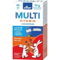 Vitar Kids multi + kolostrum 45 tablet