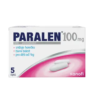 Paralen 100mg 5 čípků